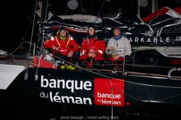 The crew of Banque du Léman  - Copyright : Anne Beaugé